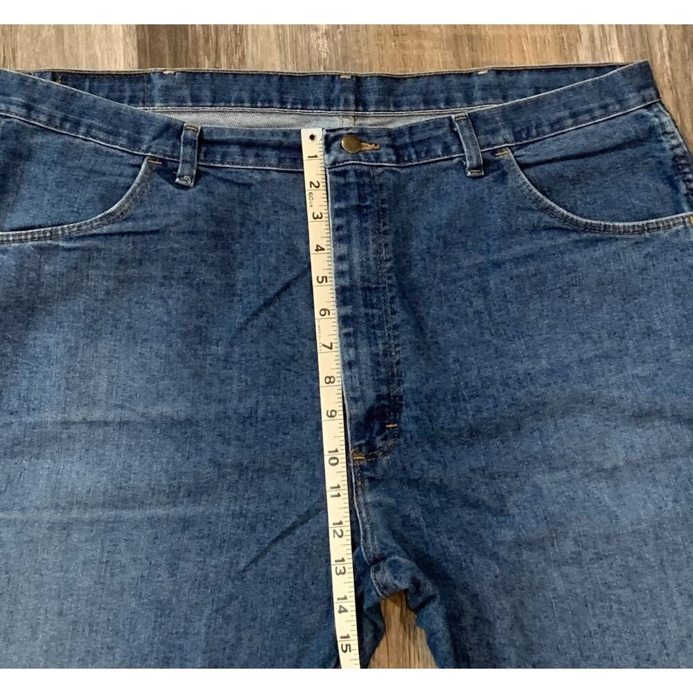 Wrangler Mens Authentic Jeans Sz 42X30 Premium Quality Denim Loose Straight Leg - Picture 7 of 11